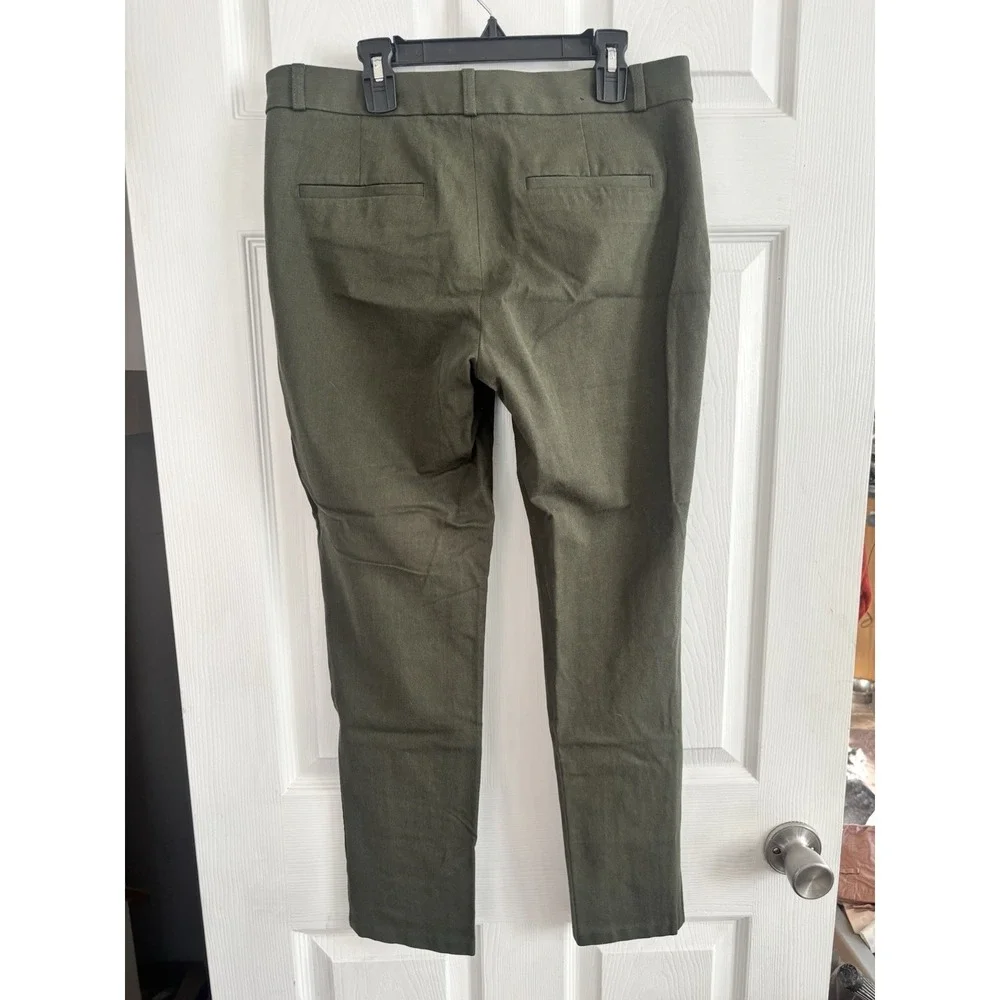 Banana Republic Sloan Pants Women's Sz‎ 6  Curvy Fit Green Stretch